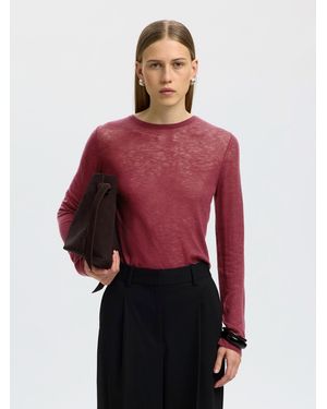 SELECTED Pullover Slwvendy - Rot
