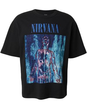 Gap T-Shirt Nirvana - Blau