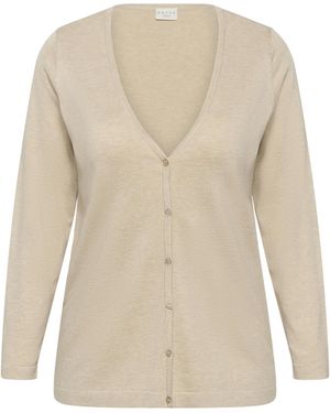 Kaffe Strickjacke Farsia - Natur