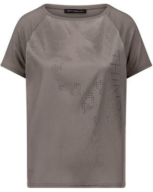 Betty Barclay Casual-Shirt Mit Patches - Grau