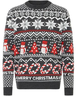 Solid Strickpullover Sdpaja - Grau