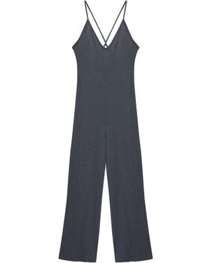 Pull&Bear Jumpsuit - Blau