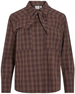 ROUGE EDIT Bluse - Braun