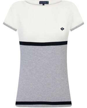 Sir Raymond Tailor T-Shirt 'Thaiss' - Weiß