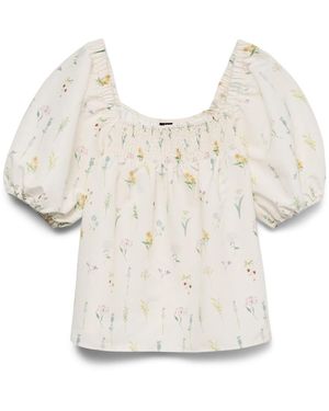 Vero Moda Shirt 'Vmnicola' - Weiß