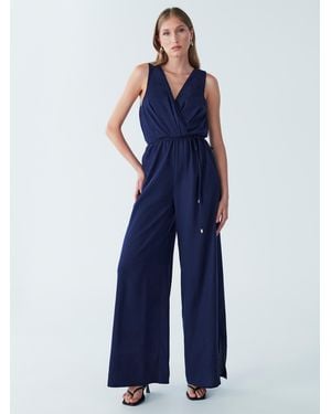 BWLDR Jumpsuit Sparkle Jumpsuit - Blau