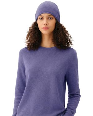 Gobi Cashmere Pullover Cashmere Hat & Sweater Set - Lila