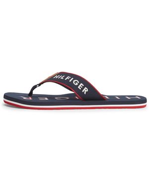 Tommy Hilfiger Zehentrenner - Blau