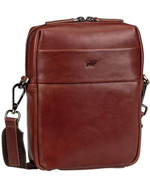Braun Büffel Handtasche Arezzo - Rot
