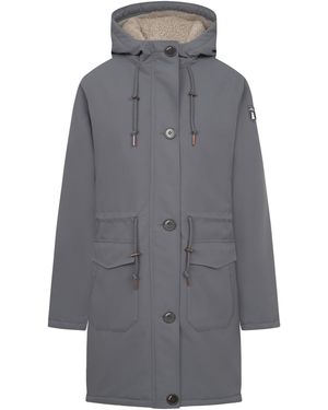Derbe Winterjacke Festholm - Grau