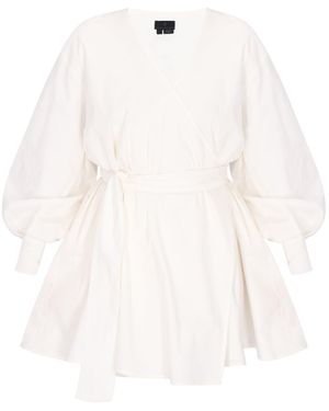 DreiMaster Klassik Kleid Classic - Weiß
