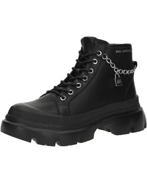 Karl Lagerfeld Schnürstiefelette - Schwarz