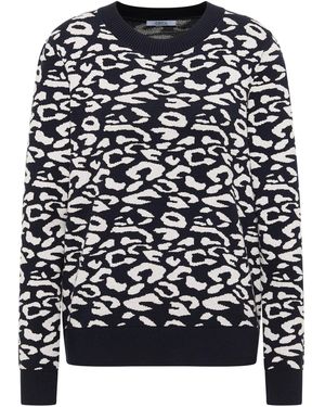 Cecil Pullover Leo - Schwarz