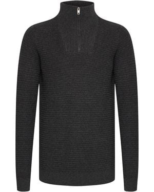 Solid Pullover Reco - Schwarz