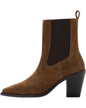 Mango Chelsea Boots Toba - Braun