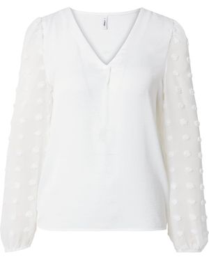ONLY Shirt 'Onlemery' - Weiß
