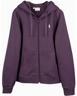 NIKIN Reissverschluss Hoodie Treehoodie Zip - Lila