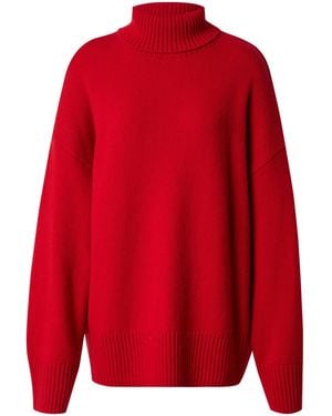 EDITED Pullover Aus Wollmix Lahela - Rot