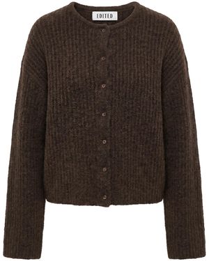 EDITED Strickjacke Iliana - Braun