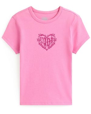 Vans T-Shirt Barbed Heart - Pink