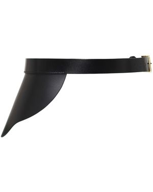Haute Cuir Gürtel Ivy Side Peplum Belt - Schwarz