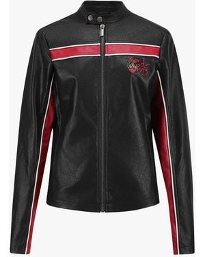 Ed Hardy Jacke Brave Hearts Stay True - Blau
