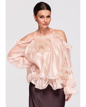 Ombre Bluse - Pink