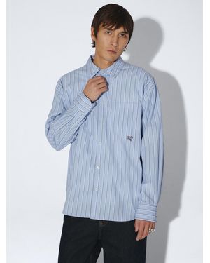 Dr. Denim Bluse Drdenimwehs Relaxed Shirt - Blau
