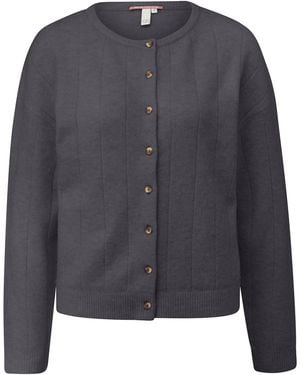 QS Strickjacke - Grau