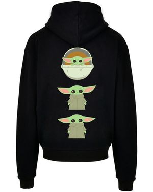 F4NT4STIC Sweatshirt Star Wars The Mandalorian The Child Poses - Blau