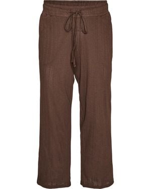 Zizzi Pyjamahose Pointy - Braun