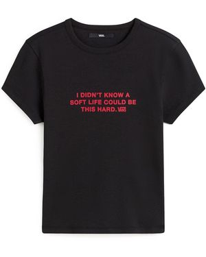 Vans T-Shirt Soft Life - Schwarz