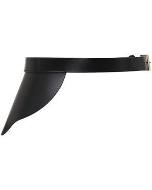 Haute Cuir Gürtel Ivy Side Peplum Belt - Schwarz