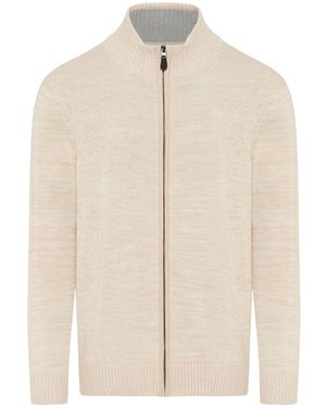 Man's World World Strickjacke - Natur