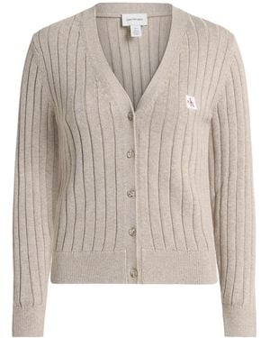 Calvin Klein Strickjacke - Weiß