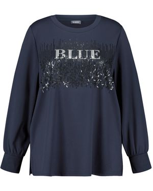 Samoon Sweatshirt - Blau