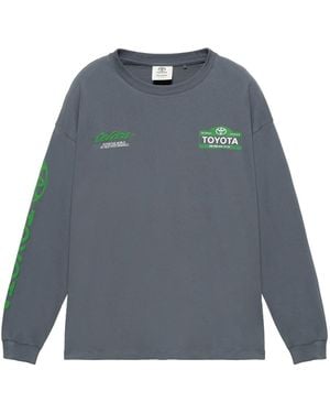 Pull&Bear Shirt Toyota - Blau