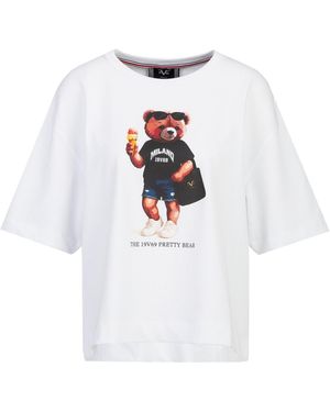 19V69 Italia by Versace T-Shirt Petonia Pretty - Weiß