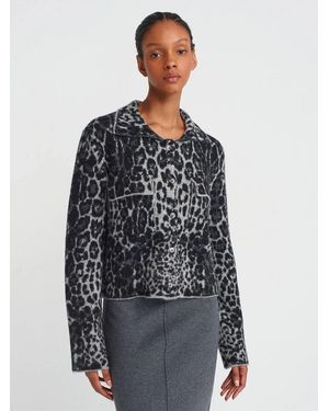 Dilvin Strickjacke Strickjacken - Schwarz