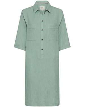 Camel Active Sommerkleid Mit Knopfleiste - Grün