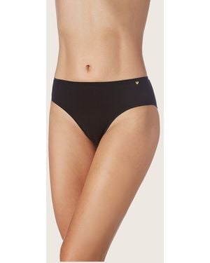 Zd - Zero Defects Panty Diana Soy Fiber Mid Waist Panty - Schwarz