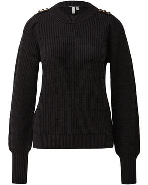 QS Pullover - Schwarz