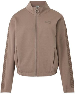 EA7 Sweatjacke - Braun