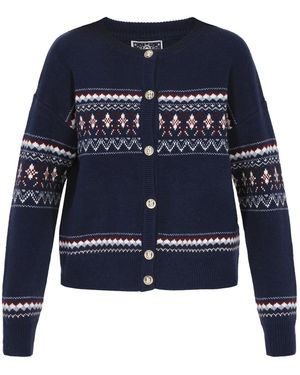 DreiMaster Maritim Strickjacke - Blau