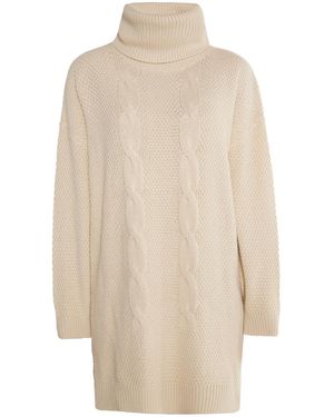 myMo Strickkleid 'Biany' - Natur