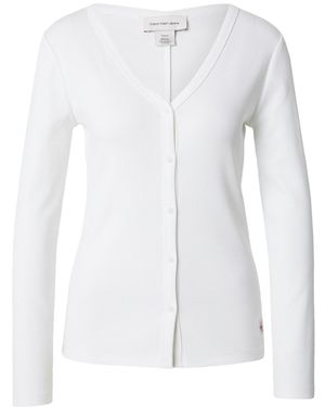 Calvin Klein Strickjacke Essential - Weiß