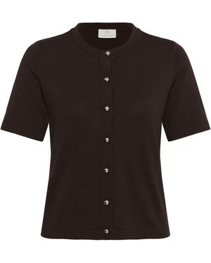 Kaffe Strickjacke - Schwarz