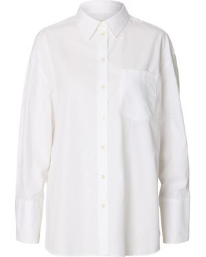 SELECTED Bluse Slwdannie - Weiß