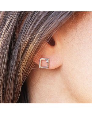 Caï Ca Ohrstecker - Braun