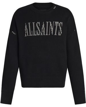 AllSaints Pullover - Schwarz